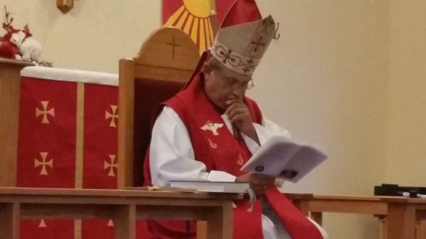 Bishop Michael at Altar